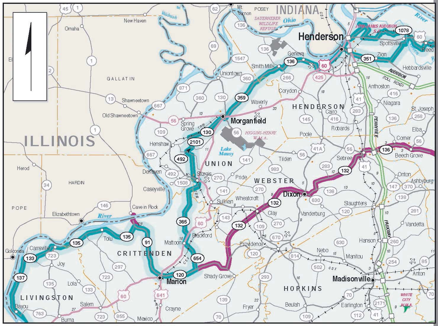 Biking Trails & Routes across Kentucky