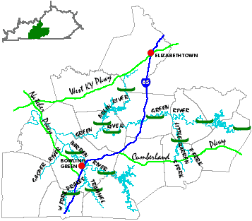 Headwaters of the Green River Map