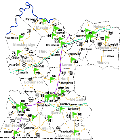 Region 3 of Golf in West Kentucky