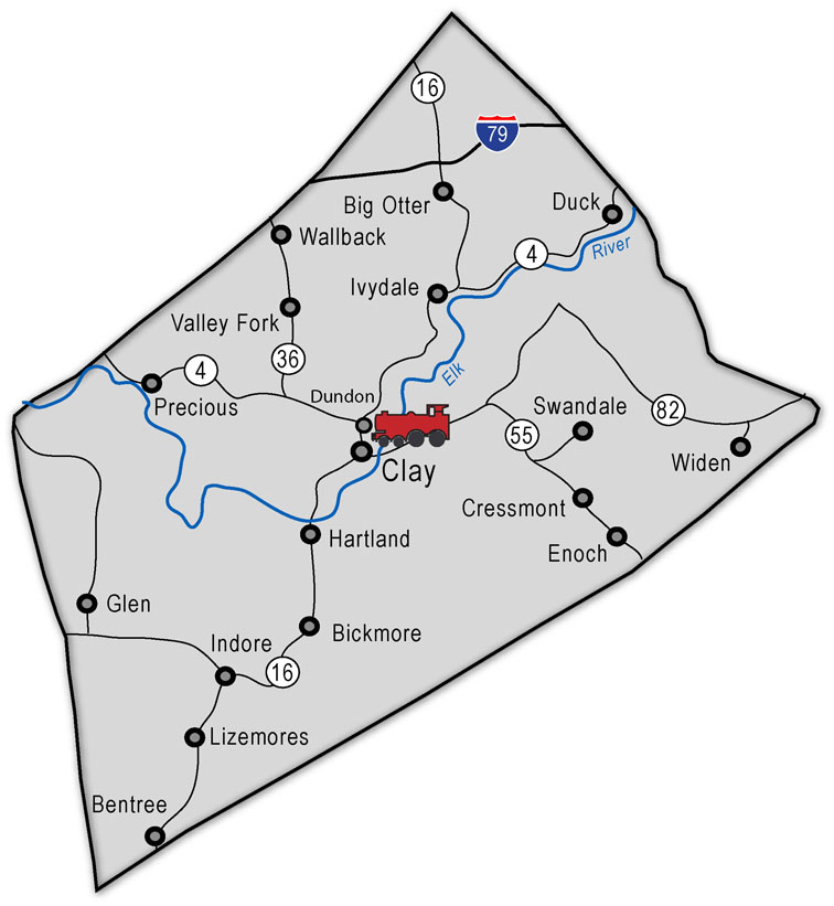 B&O Charleston Division Part II-Clay County to Gassaway - WVNC Rails