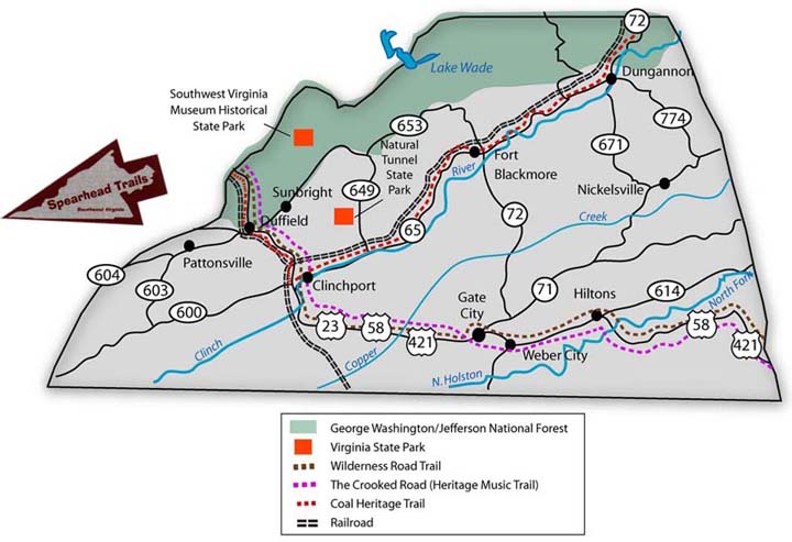 Scott County Va Map.