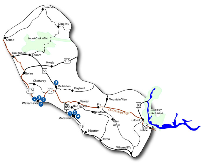 wv county map. Welcome to Mingo County, WV: