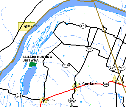 Ballard Hunting Unit Map