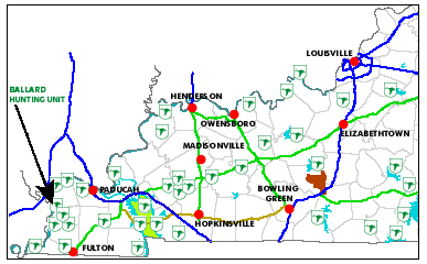West Kentucky Map