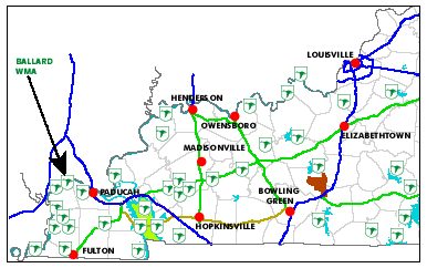 West Kentucky Map