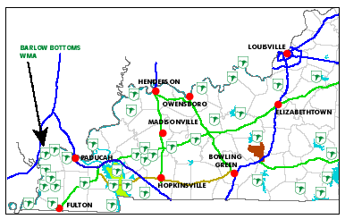 West Kentucky Map