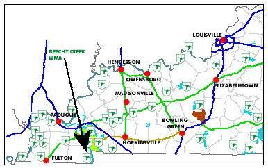 West Kentucky Map