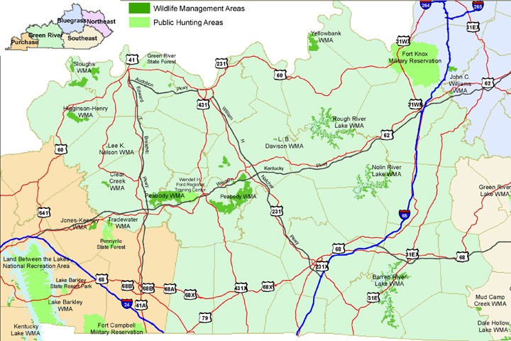 KY WMA's - Green River Region